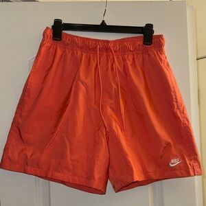 Nike Bright Orange Sports Shorts